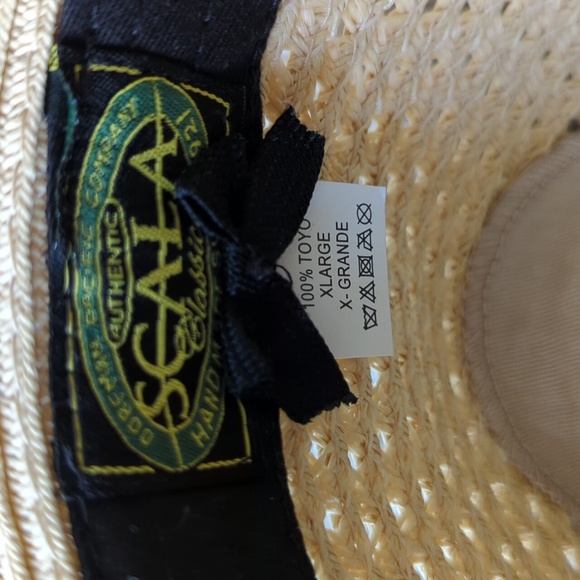 Men's perforated straw hat by Scala - Picture 4 of 5